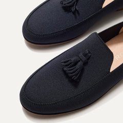 The Ravello Tassel Loafer - Black