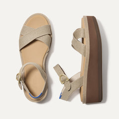 The Criss–Cross Lightweight Wedge Sandal
