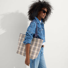 The Lightweight Tote - Spring Plaid