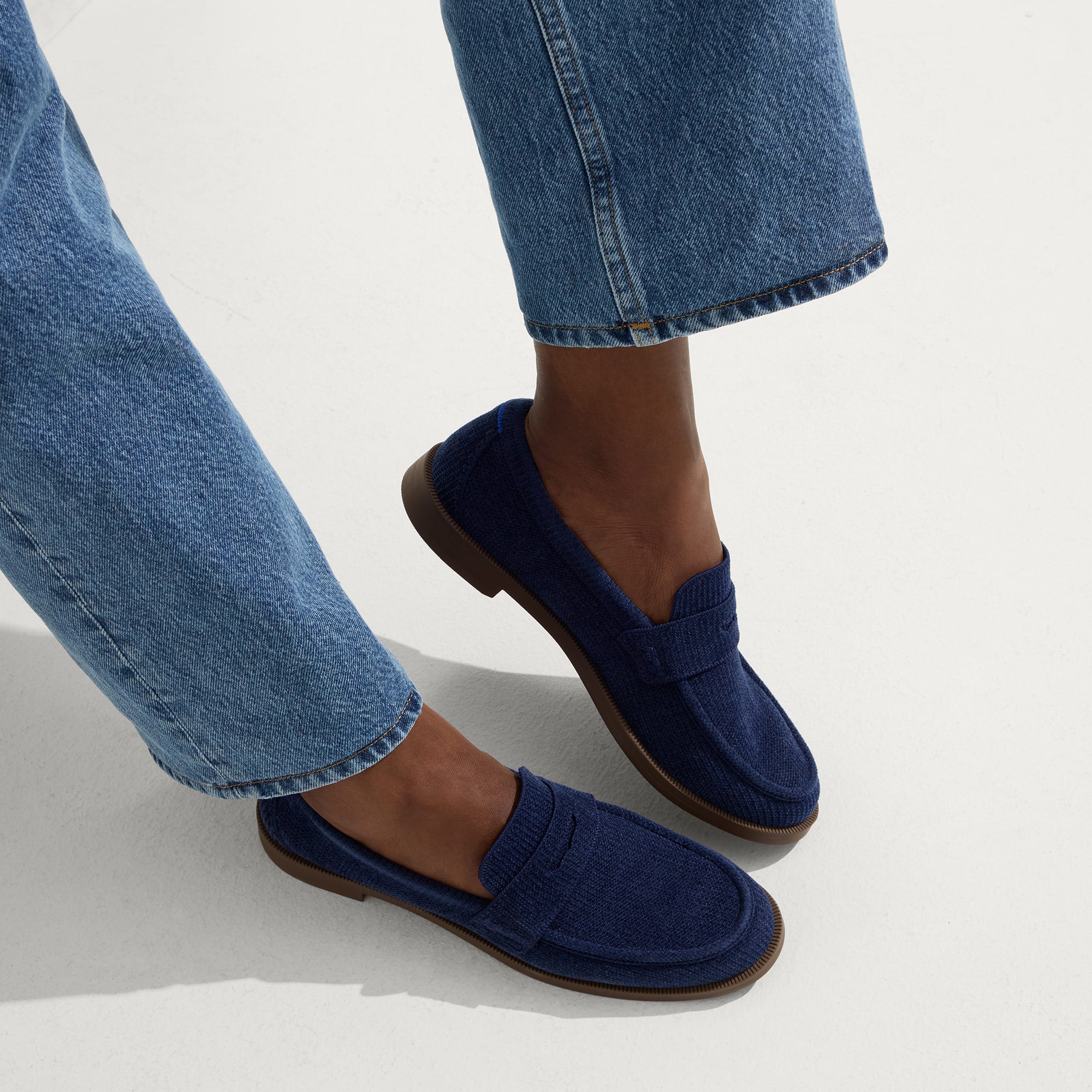 The ReVelvet™ Penny Loafer - ReVelvet™ Navy