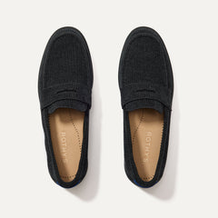 The ReVelvet™ Penny Loafer - ReVelvet™ Black