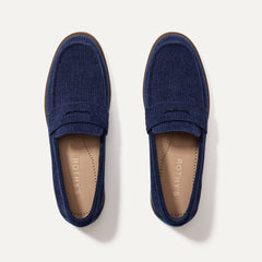 The ReVelvet™ Penny Loafer - ReVelvet™ Navy