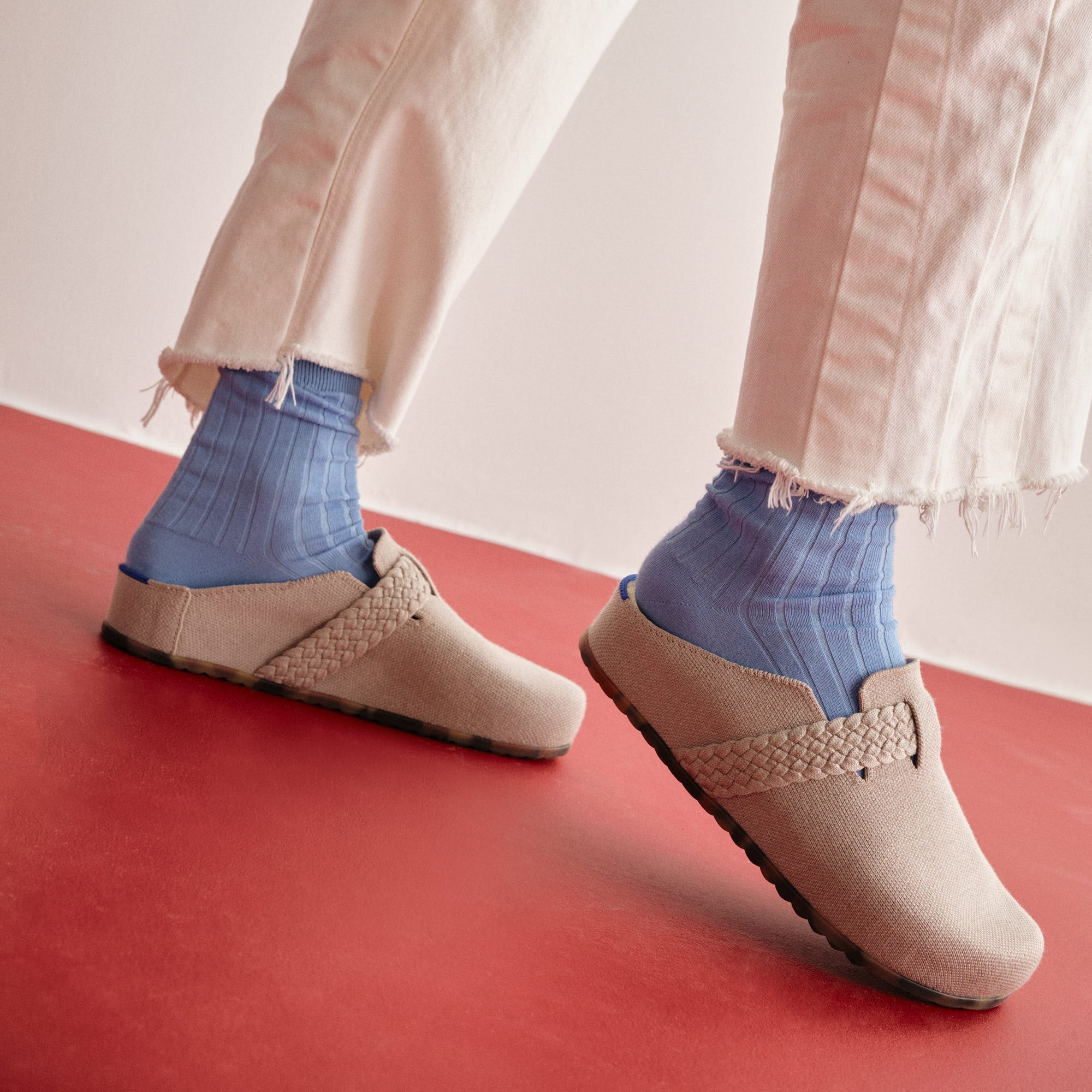 The Braid Clog - Dove